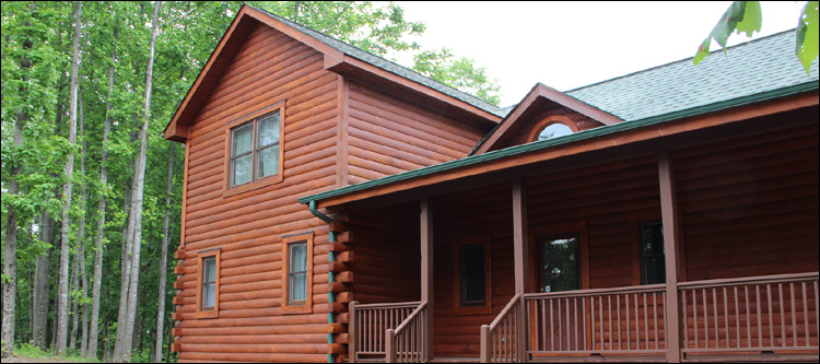 Log Home Staining in Wise,  North Carolina