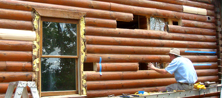 Log Home Repair Littleton,  North Carolina
